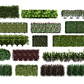 Diverse Flower Plant Wall Designs With Various Greenery Shapes And Styles