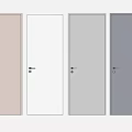 Modern Hinged Door Designs in Various Neutral Colors for Home Interiors