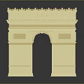 Ancient Gate Stone Gate European Gate Large Wooden Door Classical Gate Antique Gate Game Gate 3d model