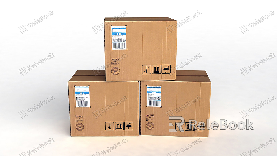 Modern Box Carton model