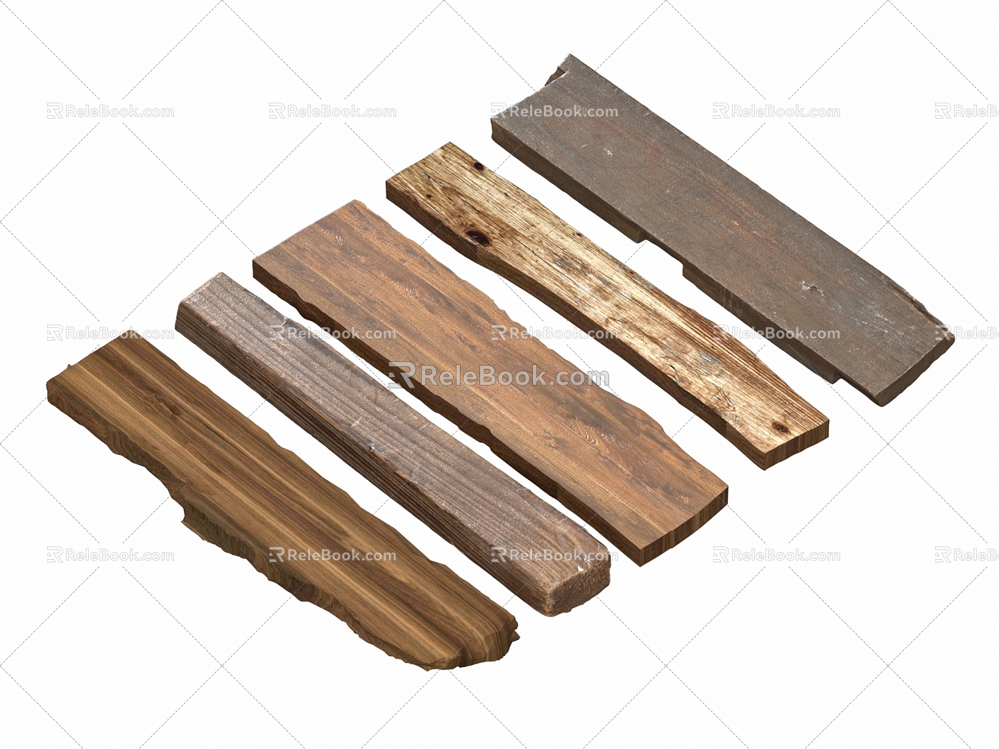 Modern Wood Pillar Old Wood Old Wood Wood Member 3d model