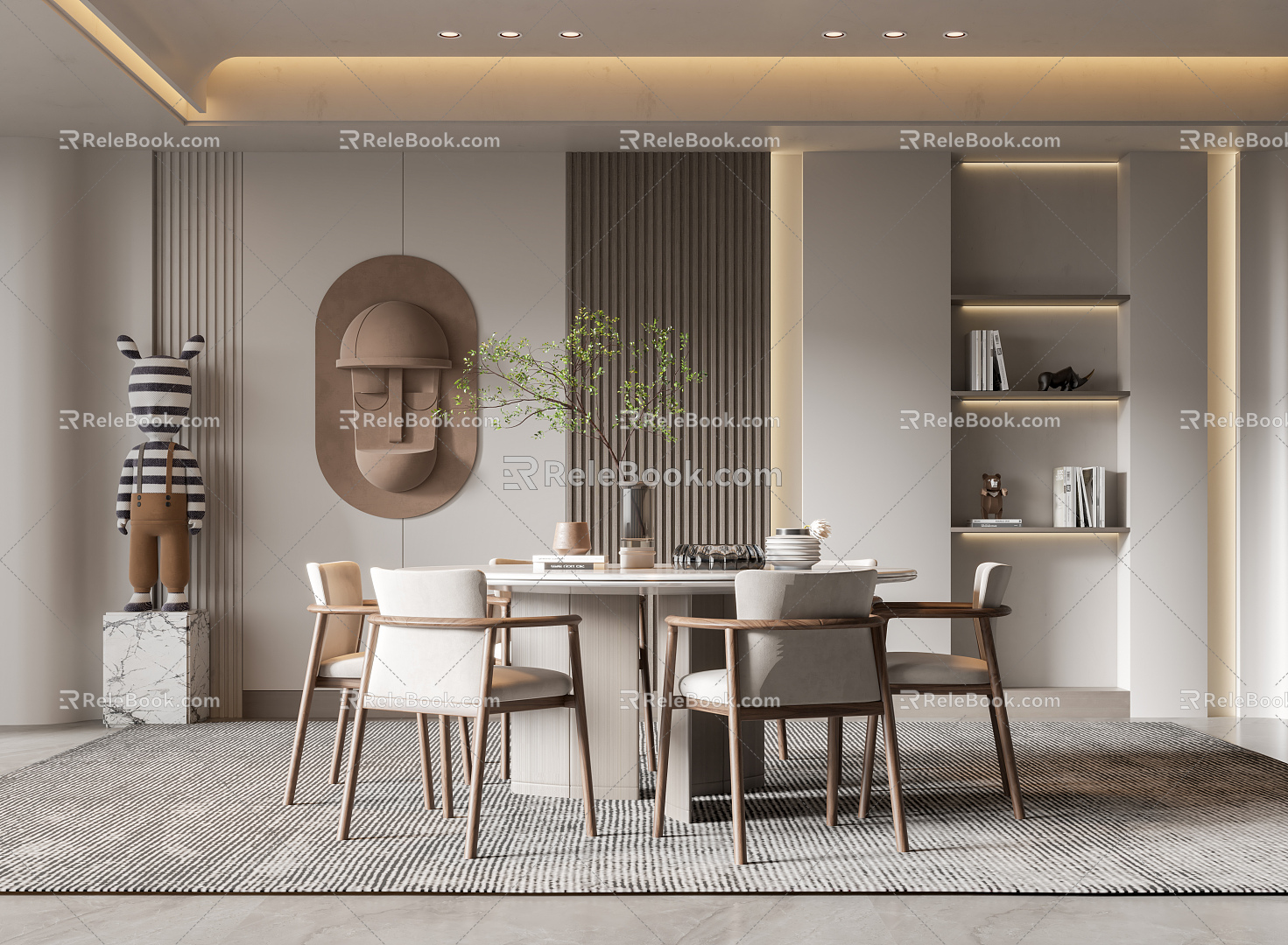 Modern Restaurant 3d model