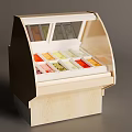 Various Types and Shapes of Neatly Arranged Pastries Cookies and Desserts in Trays and Boxes