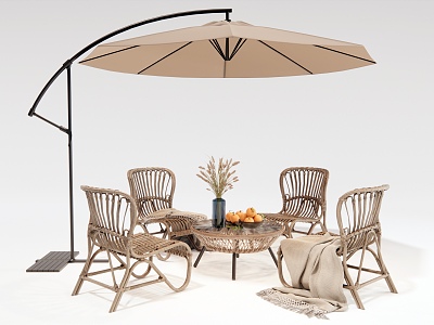 Modern Outdoor Table and Chair Rattan Outdoor Chair model