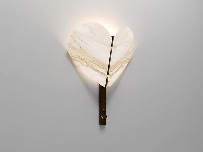 Butterfly Wall Lamp Light Luxury Wall Lamp Transparent Stone 3d model