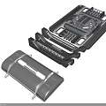 Metal Mechanical Components With Grid Frame Long Bars And Box Structure