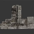 Ancient Stone Arch Structure Featuring Irregular Blocks And Architectural Steps