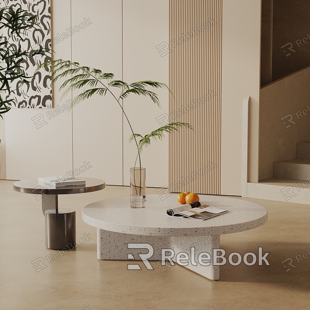 Modern coffee table model