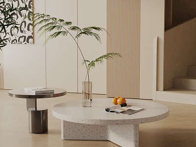 Modern coffee table model