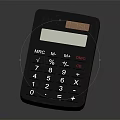 Solar Powered Electronic Calculator With Function Buttons Numeric Keys And Display Screen