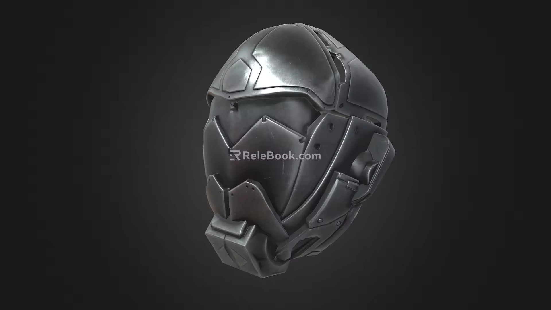Science Fiction Helmet Iron Helmet Alien Helmet Cyberpunk Helmet Future Helmet Low Face Number Low Model Simple Model Game Movie and TV Level Super Realism 3d model