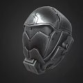Science Fiction Helmet Iron Helmet Alien Helmet Cyberpunk Helmet Future Helmet Low Face Number Low Model Simple Model Game Movie and TV Level Super Realism 3d model
