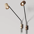 Modern Wooden Wall Sconces With Black Metal Arms And Warm Lighting Glow