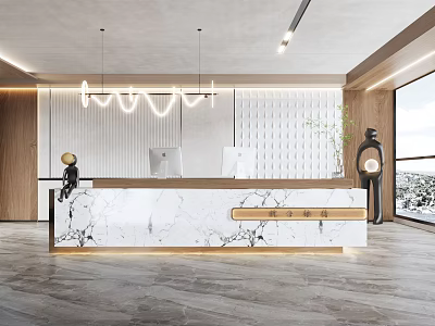 Modern Front Office Front Desk