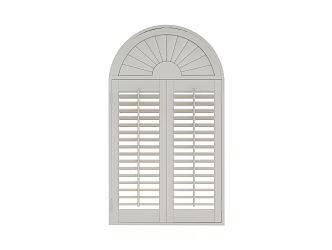 Jane Europe arc window 3d model