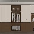 Middle style wardrobe 3d model