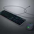 Full Size Wired Gaming Keyboard And Mouse With RGB Backlight And Ergonomic Design