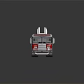 Red And Silver Fire Truck With Extended Ladder And Reflective Surface