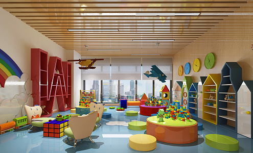 Kindergarten Classroom 3d model