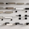 Modern Door Handle Simple Door Handle 3d model