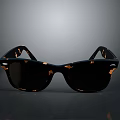 Stylish Tortoiseshell Square Frame Sunglasses With Black Lenses Fashion Accessory