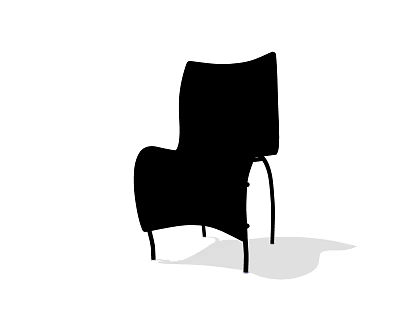 Modern Leisure Chair Simple Leisure Chair Office Chair 3d model