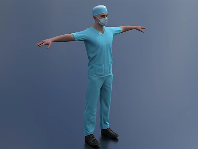 The Modern Doctor. 3d model The Modern Doctor. 3d model