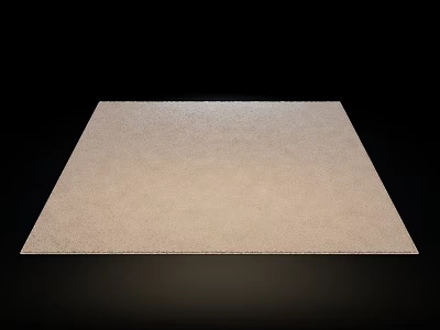 Soft Plush Beige Square Rug Ideal For Modern Living Room Interior Decor 3d model