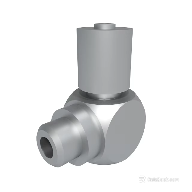 Stainless Steel Mechanical Fitting With Cylindrical Structure For Industrial Use 3d model