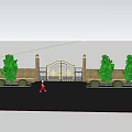 Gate 3d model