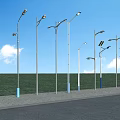 Outdoor Street Lights With Various Designs For Outdoor Landscape Illumination