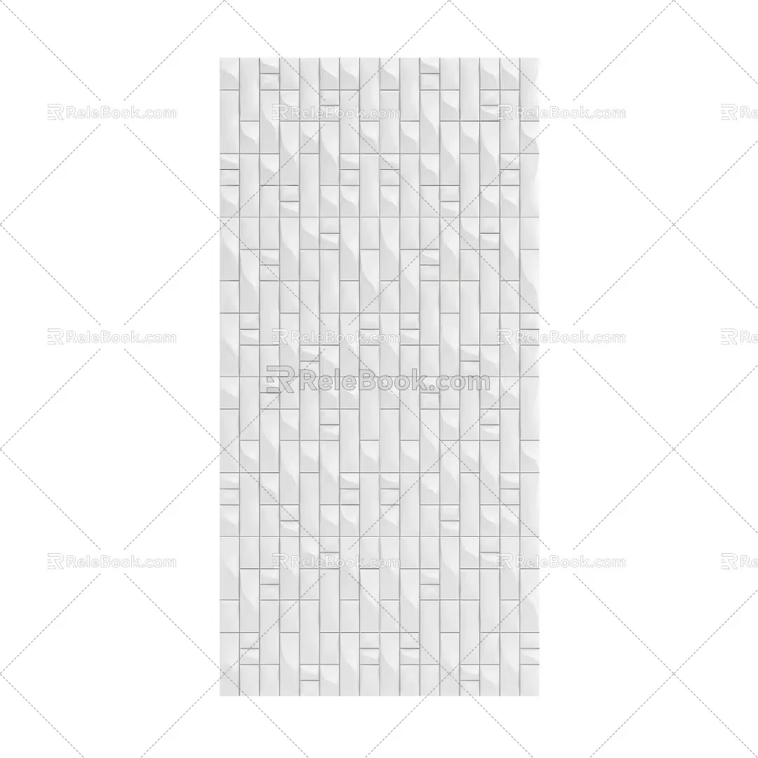 Modern background wall background wall modeling 3d model