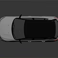Modern White SUV Featuring Black Roof Sleek Exterior And Stylish Black Wheels