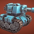 Tank Cartoon Tank Stylized Tank 3d model