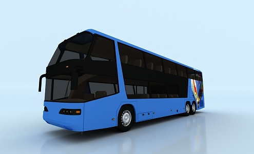 Modern Bus 3d model