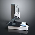 Modern Desktop 3D Printer With Precision Mechanical Arm And Digital Control