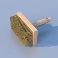 Wooden Handle Cleaning Brush With Natural Bristles For Daily Household Use