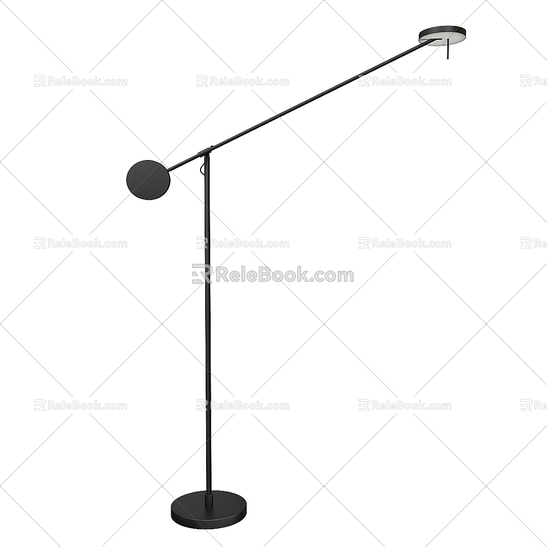 Modern minimalist floor lamp 3d model