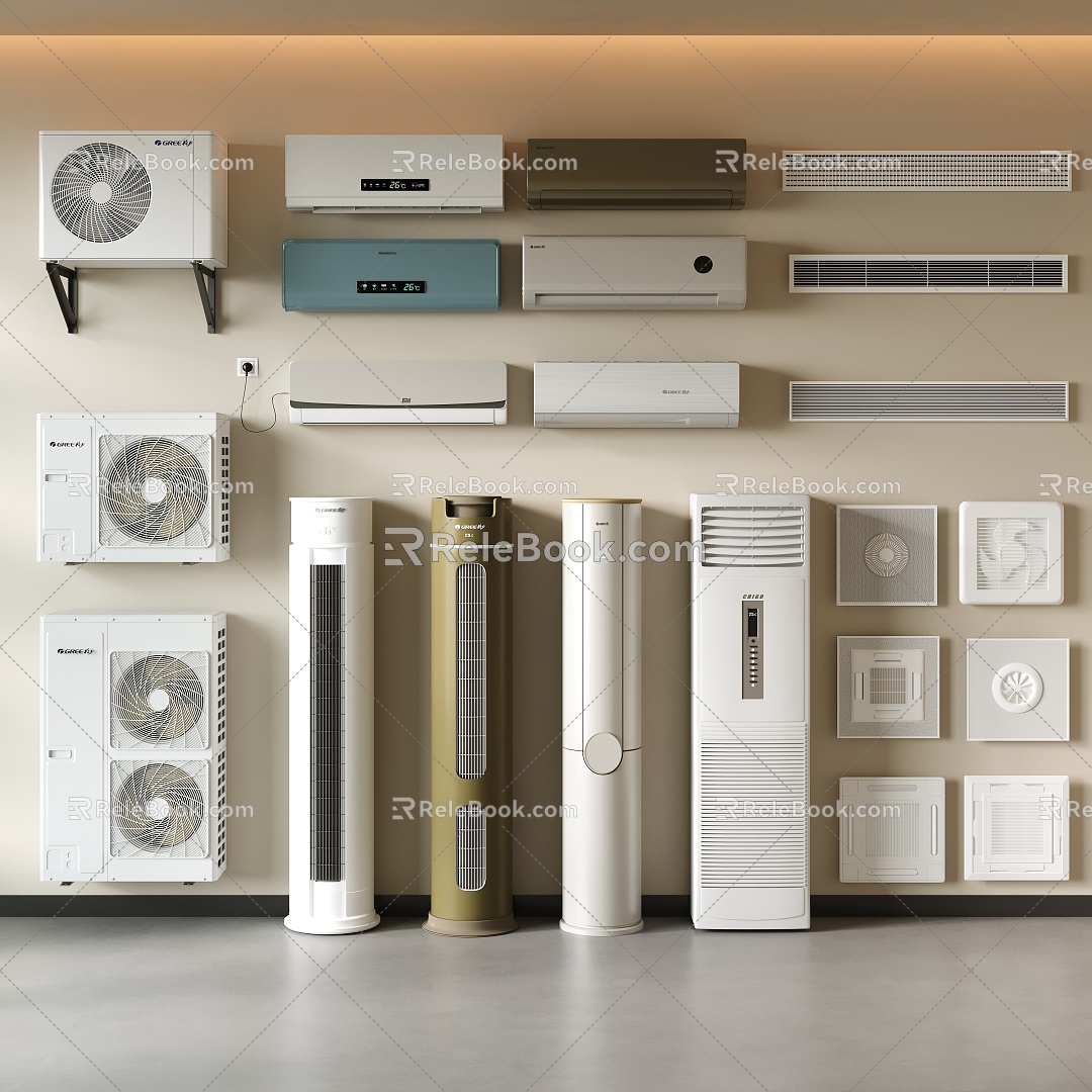 Modern air conditioner, air conditioner, external unit, vertical air conditioner, air conditioner model