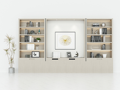 Modern bookcase manager room display cabinet leadership model