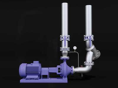 Centrifugal pump Water pump booster pump 3d model