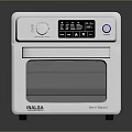 BELLA Silver Mini Computer Host With Metal Shell Display Screen And Transparent Panel