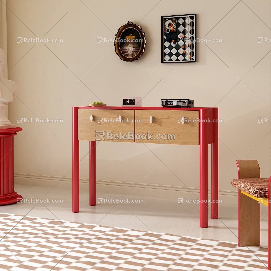 Modern Cabinet Sideboard Decorative Cabinet 3d model