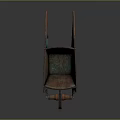 Vintage Wooden Wheelbarrow With Green Brown Finish Rustic Style Classic Garden Design