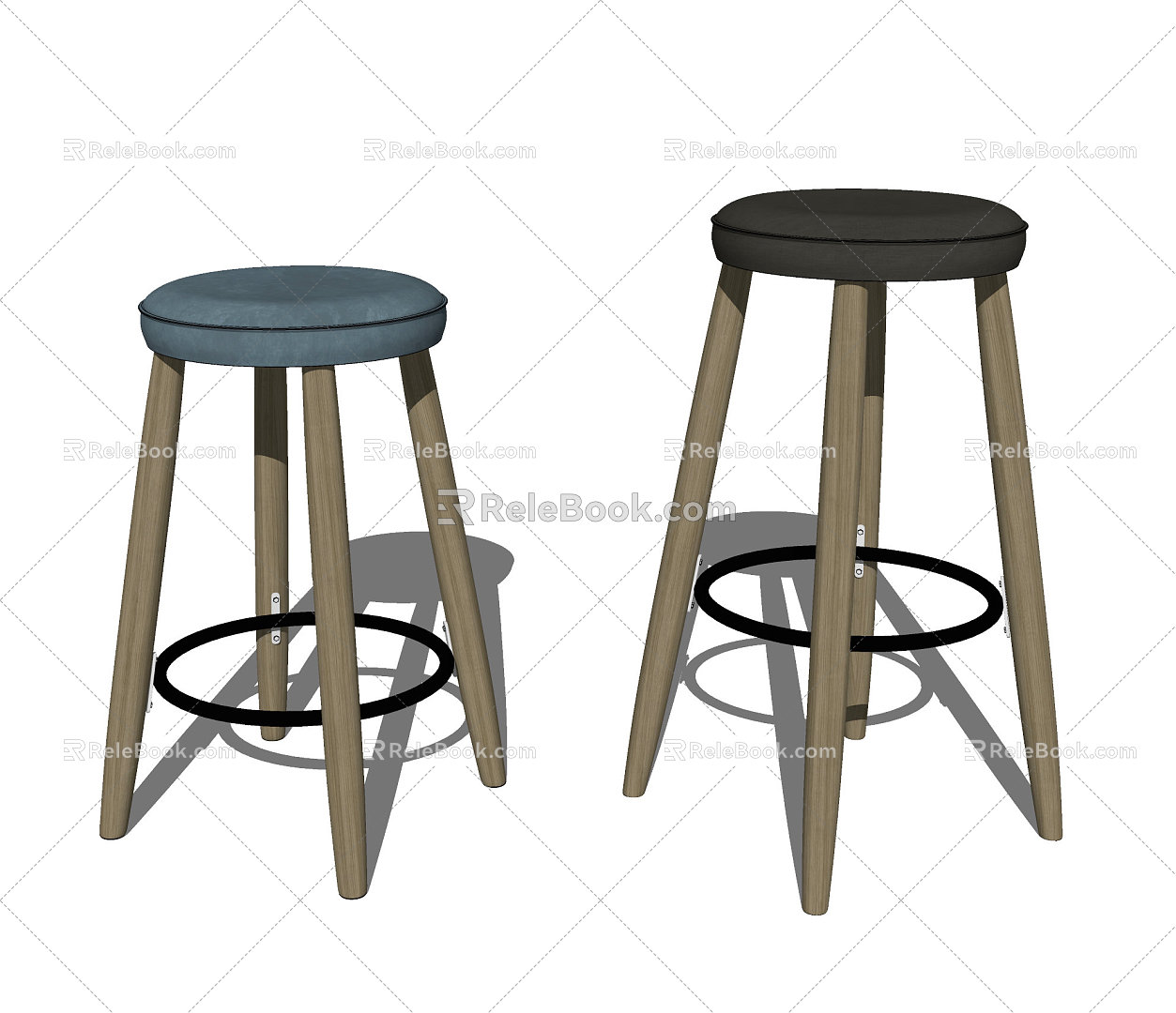 Modern Bar Stool Bar Stool High Stool 3d model