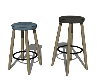 Modern Bar Stool Bar Stool High Stool 3d model