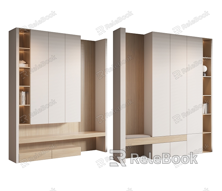 Modern shoe cabinet model