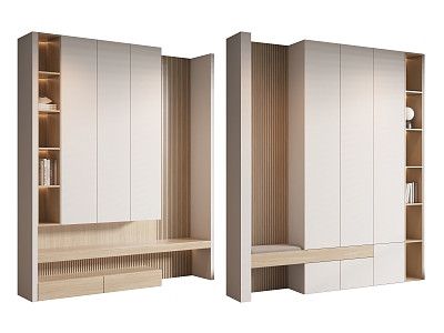 Modern shoe cabinet model