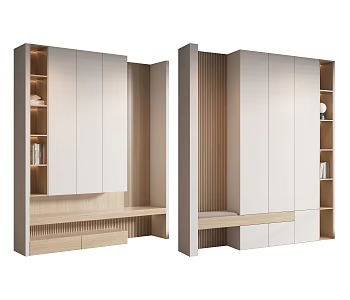 Modern shoe cabinet 3d model