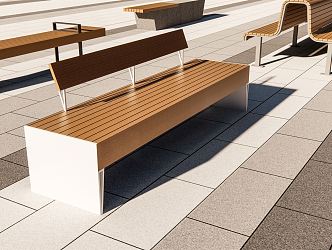 Modern Outdoor Chair Landscape Seat 3d model